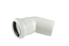 PP bøjning hvid 50 mm x 45 gr.